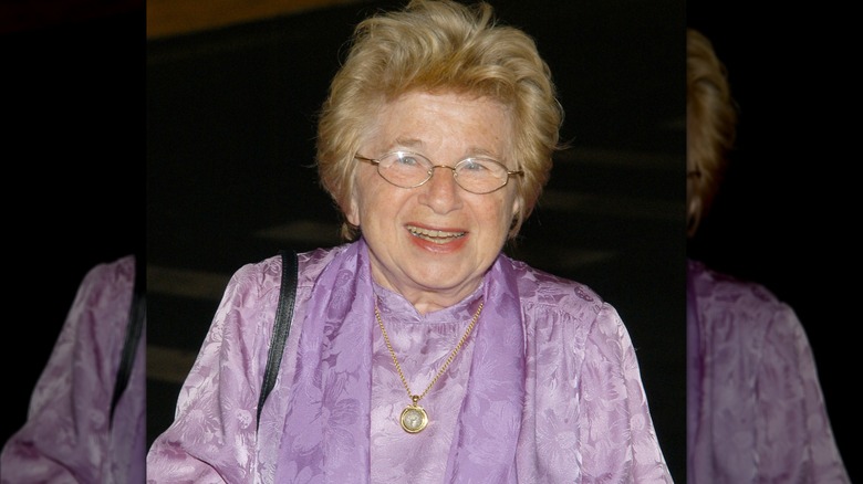 Dr. Ruth Westheimer smiling