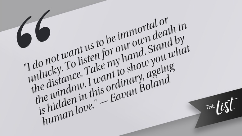 Eavan Boland quote