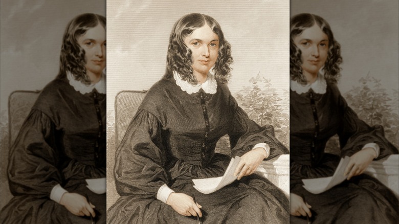 Portrait of 19th-century poet Elizabeth Barrett Browning