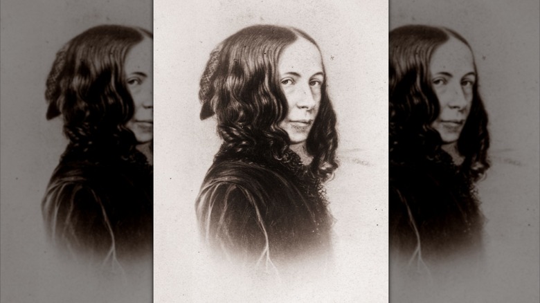 Depiction of English poet Elizabeth Barrett Browning