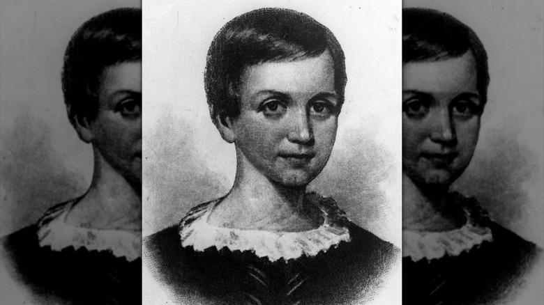 Illustration of Emily Dickinson