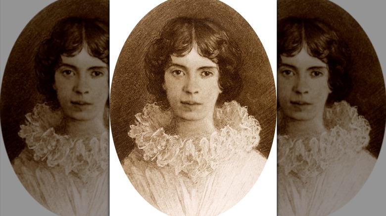 Illustration of Emily Dickinson