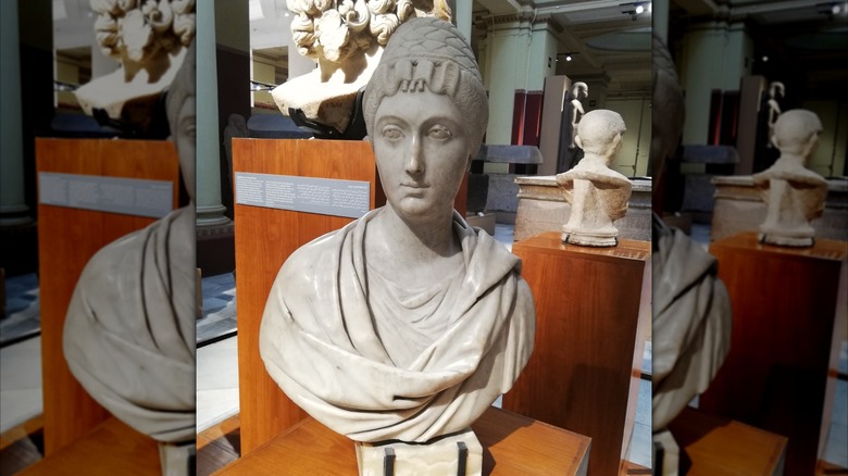 Bust of Epictetus, photographed in Cairo, Egypt