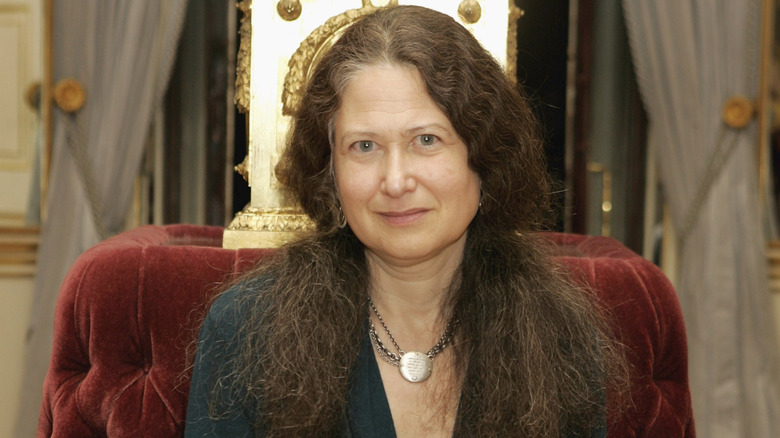 Jane Hirshfield looking serious