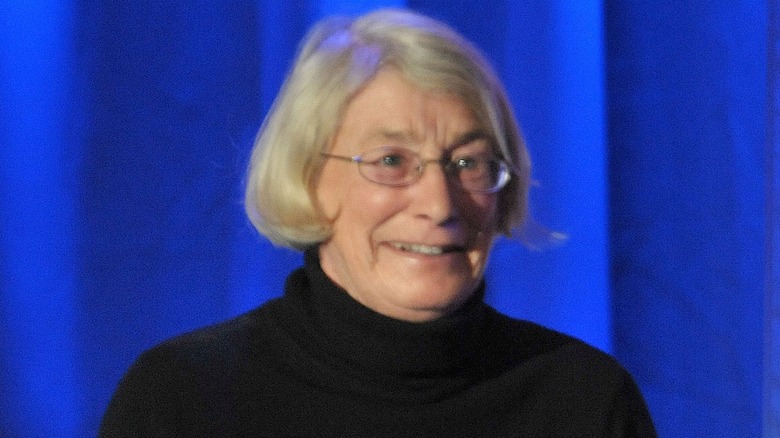 Mary Oliver photographed at Maria Shriver's Women's Conference 2010 in Long Beach, California