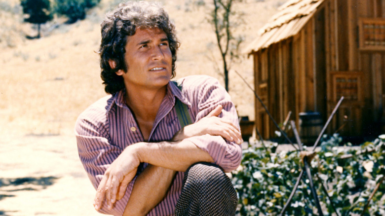Michael Landon smiling