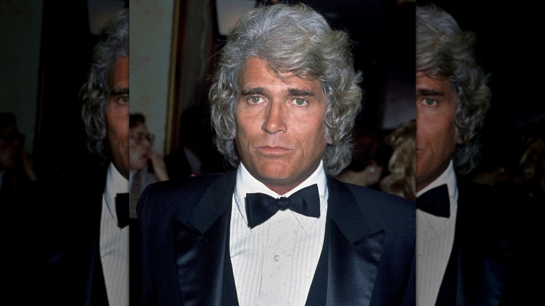 Michael Landon staring