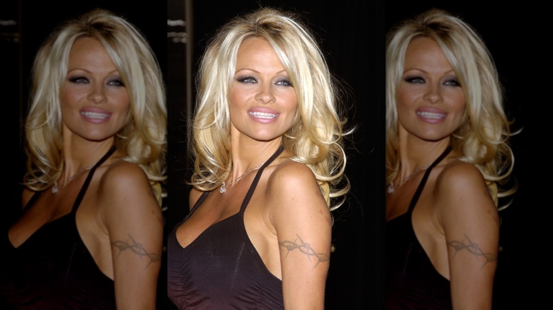 Pamela Anderson smiling