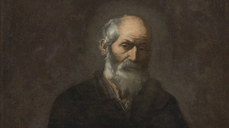 A depiction of the great Greek philosopher Plato
