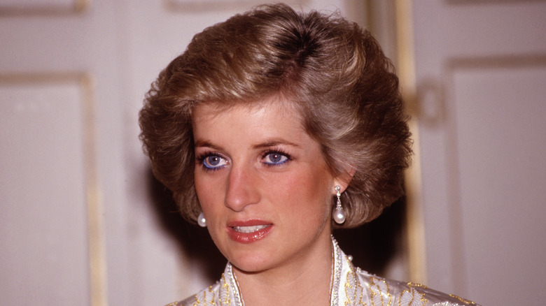 Princess Diana  smiling