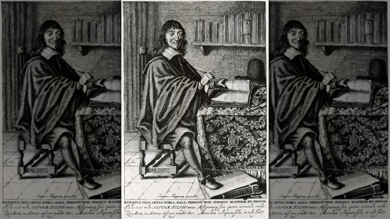 illustration of René Descartes