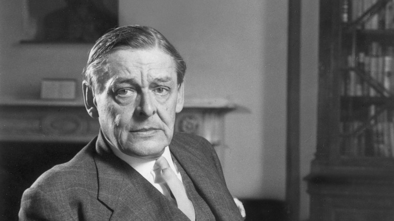 T.S. Eliot photographed in 1958