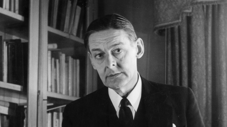 T.S. Eliot photographed in 1950