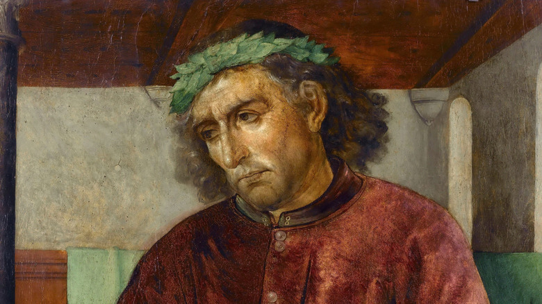 A painting depicting the ancient Roman poet, Virgil.