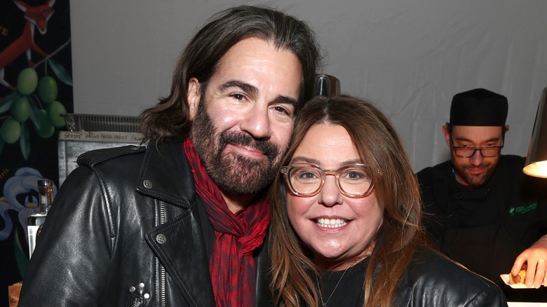 Rachael Ray and John Cusimano smiling
