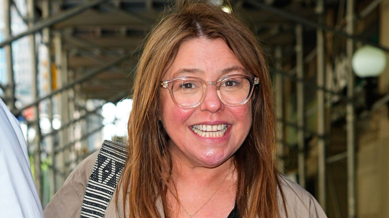 Rachael Ray smiling in clear-frame glasses on June 29, 2025 in New York City