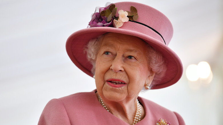 Queen Elizabeth II smiling