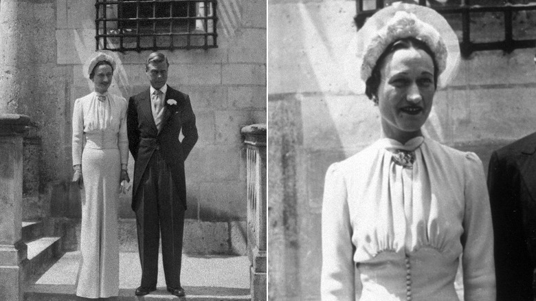 Wallis Simpson royal wedding dress