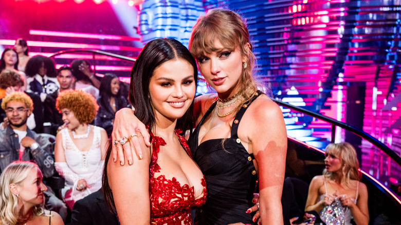 Selena Gomez and Taylor Swift smiling together