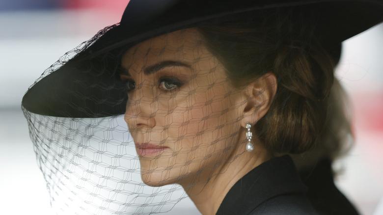 Kate Middleton at the Queen's funeral