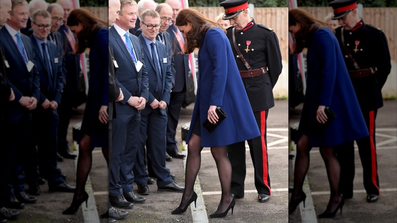 Catherine, Duchess of Cambridge opens the Action On Addiction Community Treatment Centre in Essex on February 7, 2018 in Wickford, England.