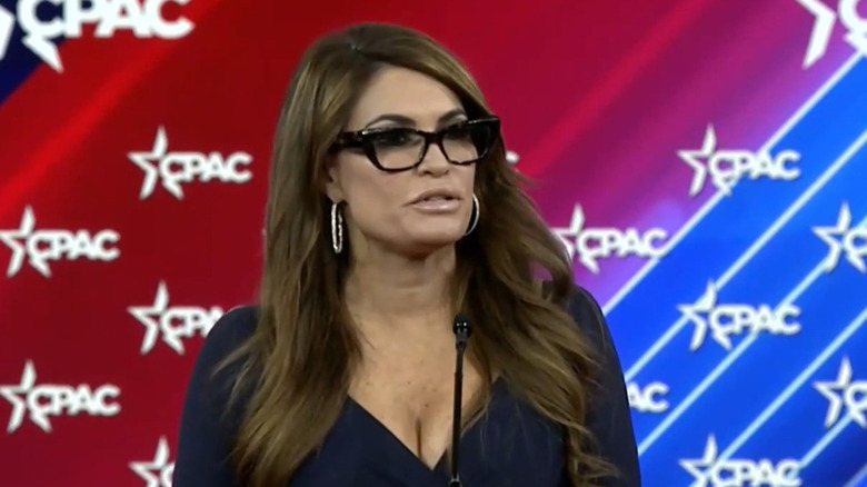 Kimberly Guilfoyle gives a speech at CPAC 2022 in Orlando (2022)