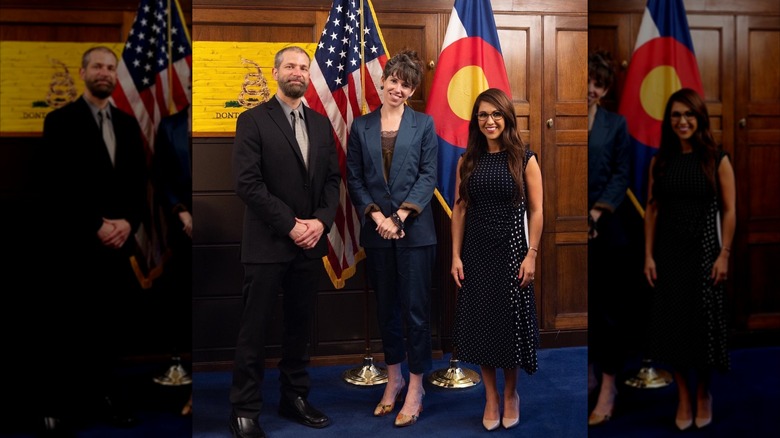 Lauren Boebert attends a bipartisan meeting with Glenwood Springs Mayor Godes, Council Member Wussow, and staff