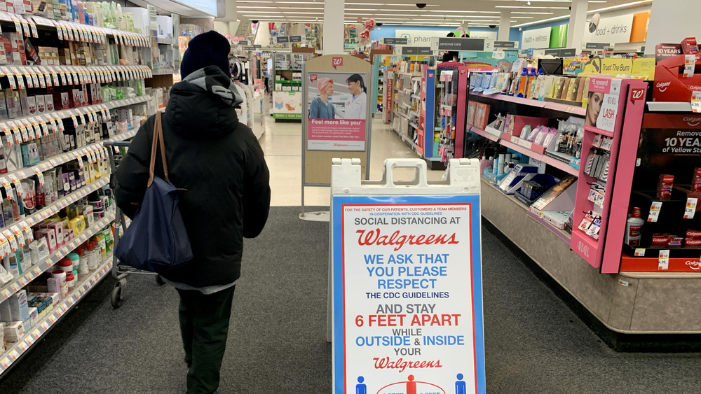 inside a Walgreens store