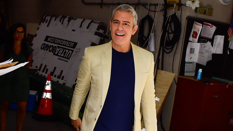 Andy Cohen backstage at event