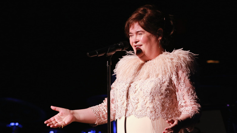 Susan Boyle performing