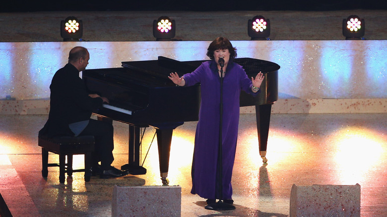 Susan Boyle with pianist