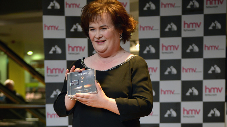 Susan Boyle with CD