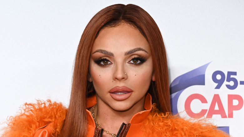 Jesy Nelson attending an event.
