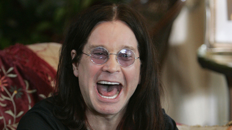 Ozzy Osbourne laughing on The Osbournes