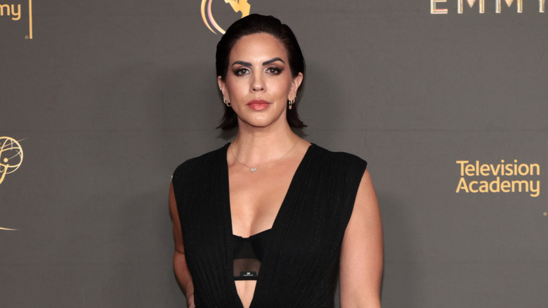 Katie Maloney posing on a red carpet