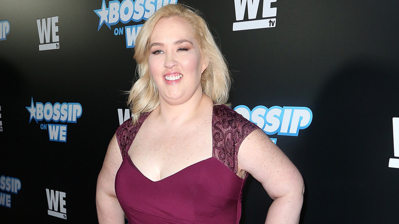 Mama June posing on a red carpet