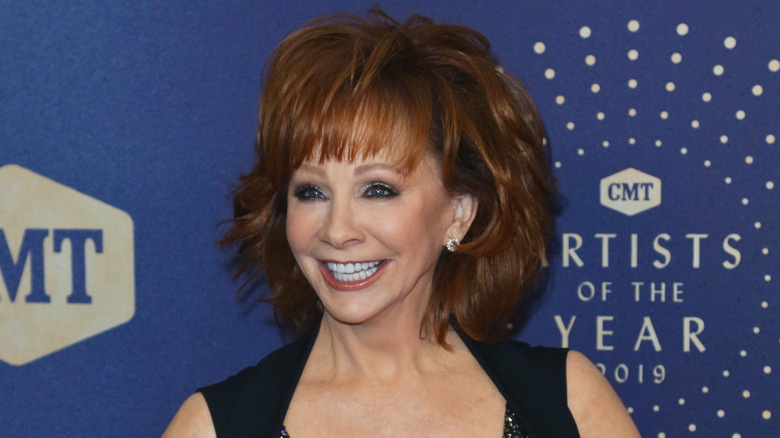 Reba McEntire smiling