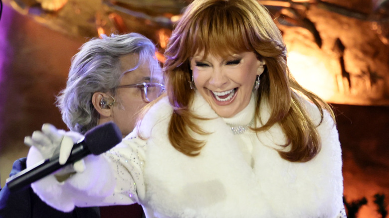 Reba McEntire at 2025 Christmas Tree Lighting
