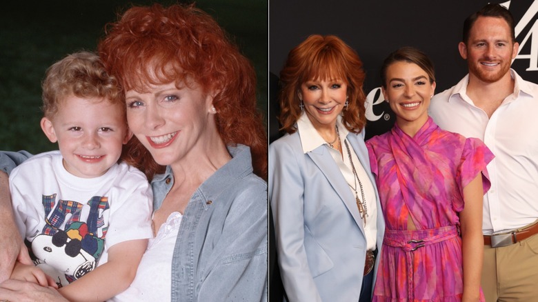Photos of Reba McEntire with her son, Shelby Blackstock