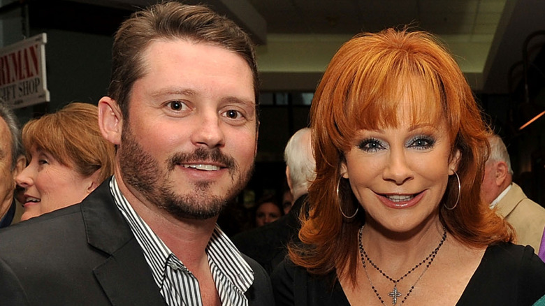 Brandon Blackstock with Reba McEntire