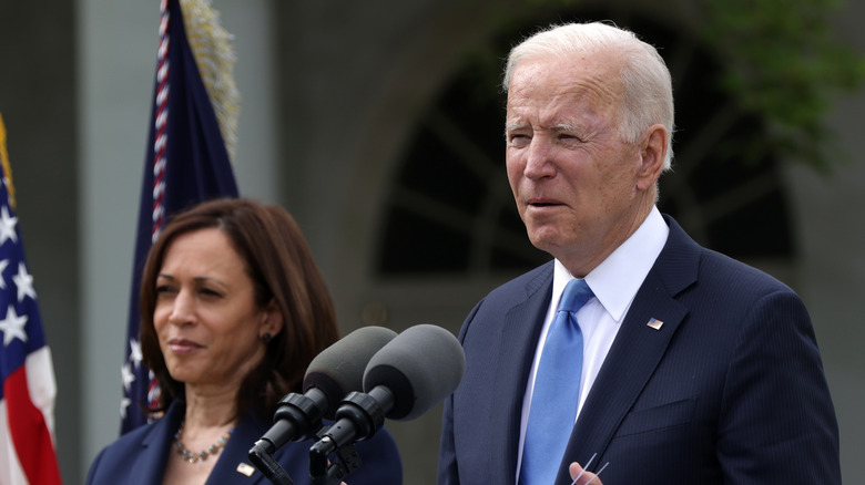 Joe Biden and Kamala Harris at the White House