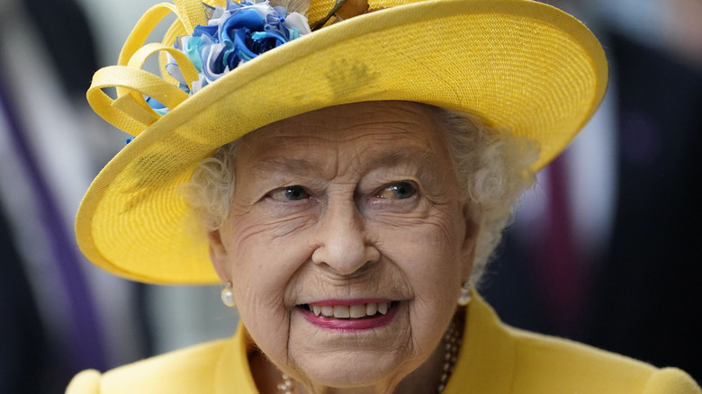 Queen Elizabeth smiling