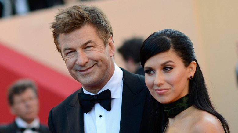 Alec and Hilaria Baldwin smiling