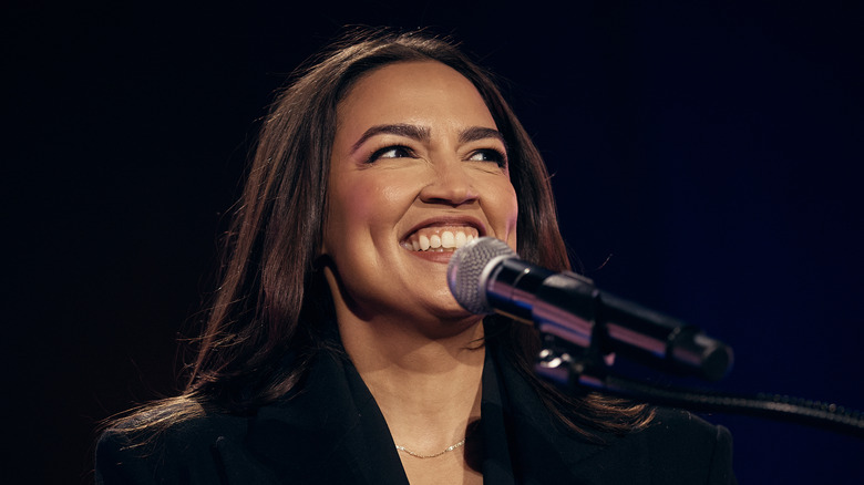 Alexandria Ocasio-Cortez smiling