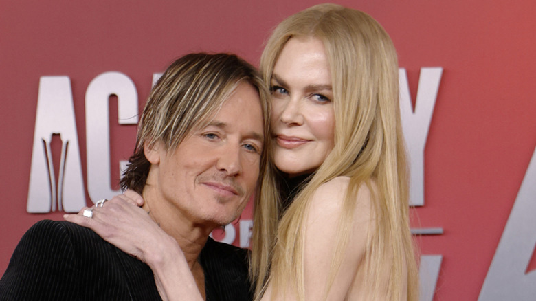 Nicole Kidman hugging Keith Urban