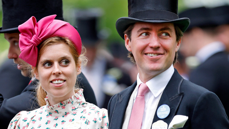Edo Mapelli Mozzi and Princess Beatrice at Ascot