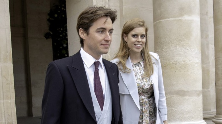 Edo Mapelli Mozzi and Princess Beatrice at Les Invalides