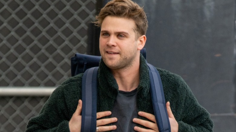 Leo Woodall at "Jimmy Kimmel Live" in Los Angeles, CA (2024)