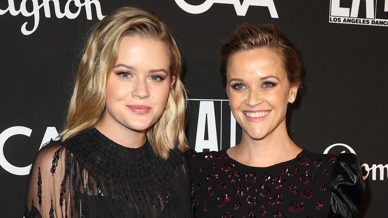 Ava Phillippe and Reese Witherspoon at event