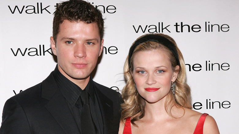 Reese Witherspoon and Ryan Philippe at the Walk the Line premiere in 2005